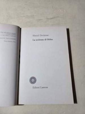 La scrittura di Orfeo
