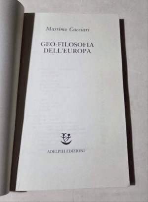 Geofilosofia dell'Europa