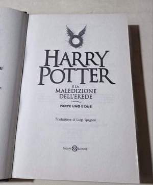 Harry Potter e la maledizione dell'erede. Parte uno e due. Scriptbook. Ediz. speciale