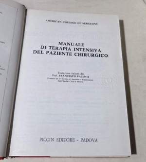 Manuale di terapia intensiva del paziente chirurgico