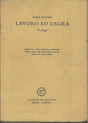 LAVORO ED USURA - Tre saggi