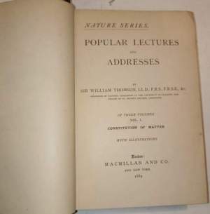 Popular lectures and addresses