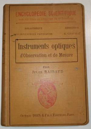 Instruments optiques d'obsevartion ed de mesure