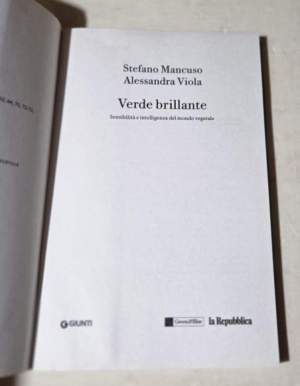 Verde brillante - sensibilita' e intelligenza nel mondo vegetale