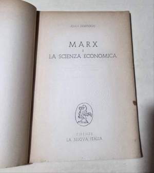 Marx e la scienza economica