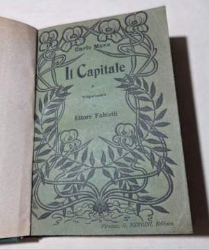 Il Capitale  - Riassunto e volgarizzato da Ettore Fabietti