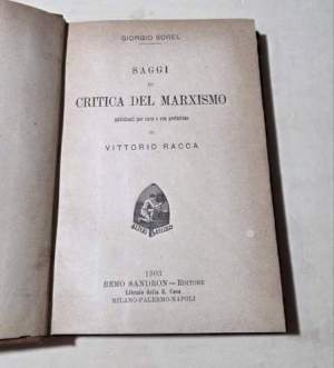 Saggi e critica del marxismo