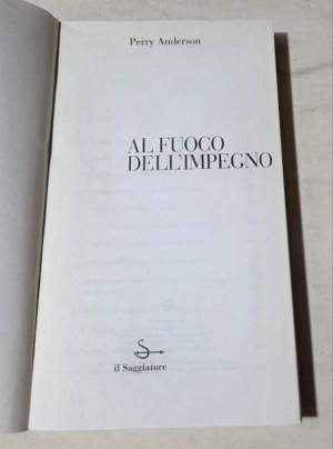 Al fuoco dell'impegno