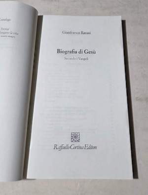 Biografia di Gesu' : secondo i Vangeli