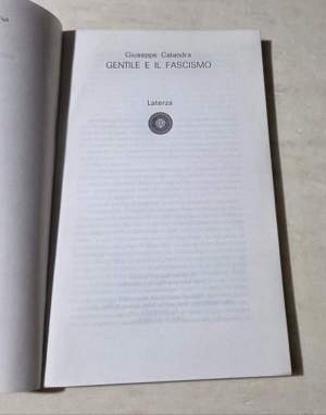 Gentile e iI Fascismo