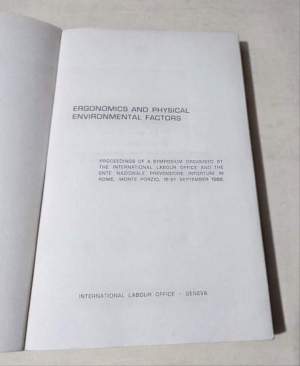 Ergonomics and physical environmental factors