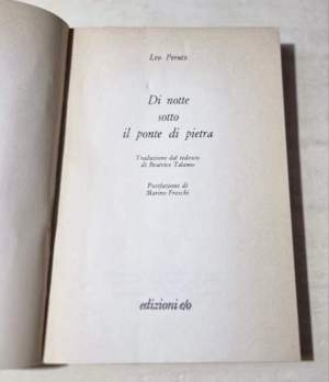 Di notte sotto al ponte di pietra