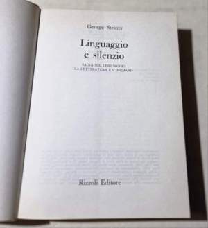 Linguaggio e silenzio