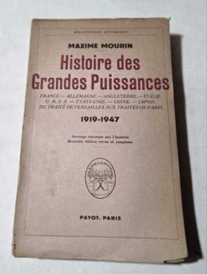 Histoire des Grandes Puissances 1919-1947