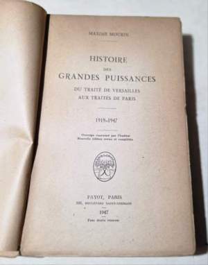 Histoire des Grandes Puissances 1919-1947
