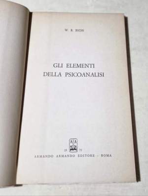Gli elementi della psicoanalisi
