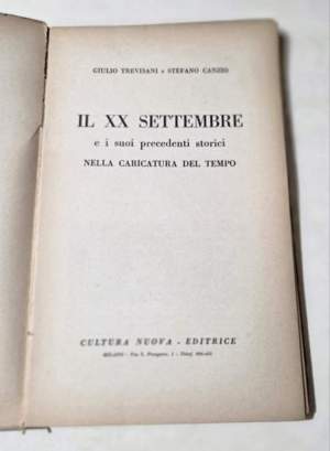 Il XX Settembre e i suoi precendenti storici nella caricatura del tempo