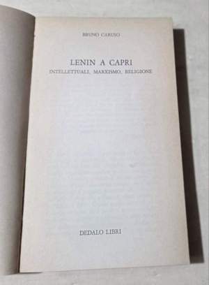 Lenin a Capri - Intellettuali, marxismo, religione