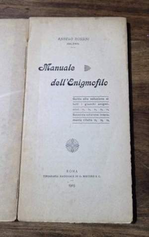 Manuale dell'enigmofilo