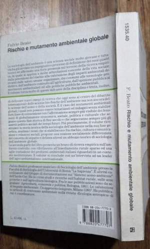 Rischio e mutamento ambientale globale. Percorsi di sociologia dell'ambiente