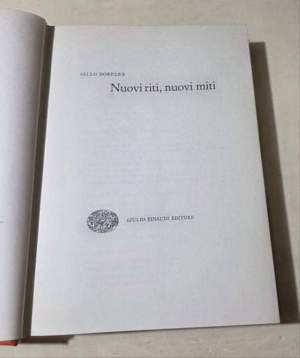 Nuovi riti nuovi miti