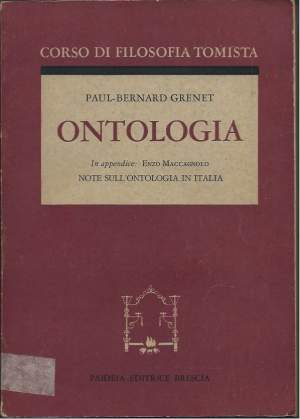 ONTOLOGIA - In appendice: Enzo Maccagnolo - Note sull'ontologia italiana