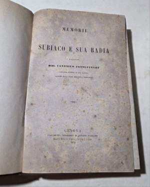 Memorie di Subiaco e della sua Badia