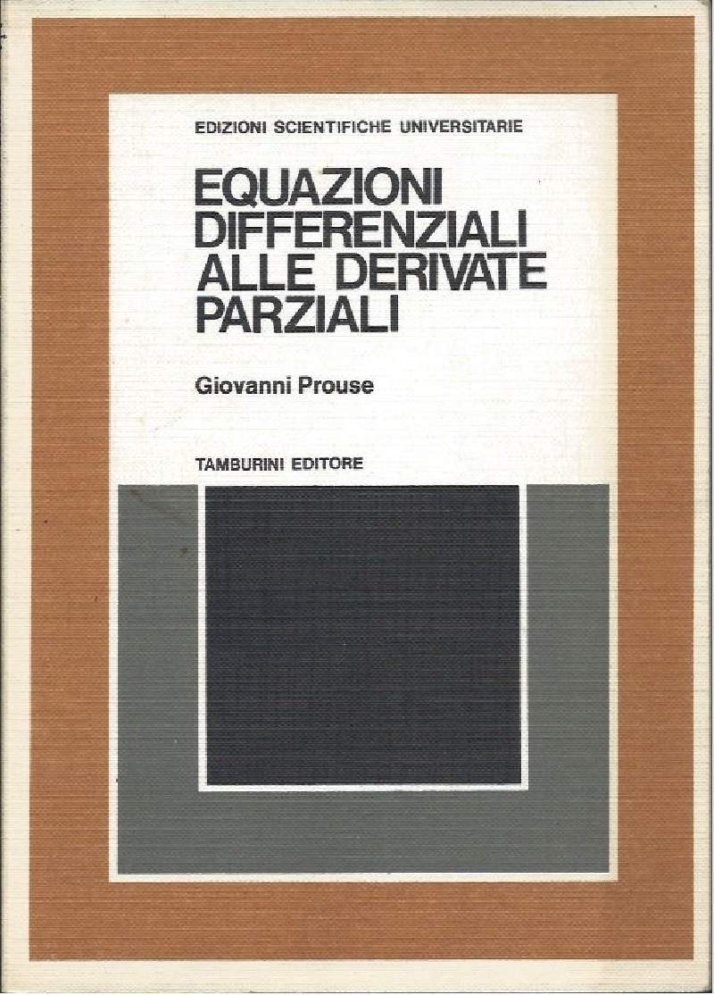 Equazioni Differenziali Alle Derivate Parziali 4522