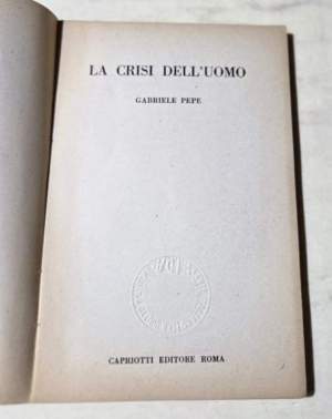 La crisi dell'uomo