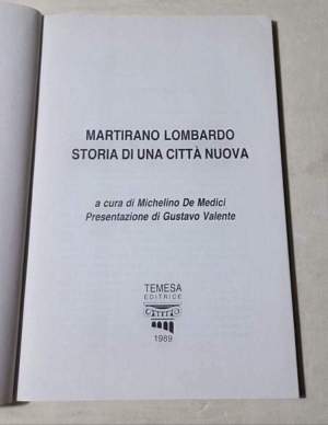 Martirano Lombardo storia di una citta' nuova