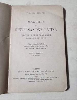 Manuale di conversazione latina