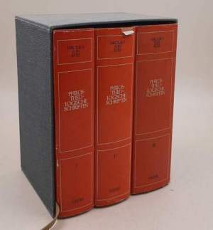 Philosophisch-Teologische Schriften- lateinisch- deutsch- 3 voll.