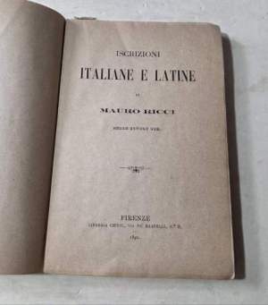 Iscrizioni italiane e latine