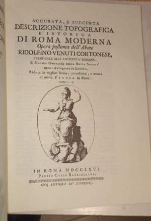 Accurata e succinta descrizione topografica delle antichità di Roma 2 voll. - anastatica