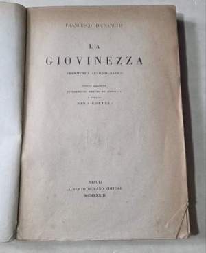 La giovinezza - Frammento autobiografico