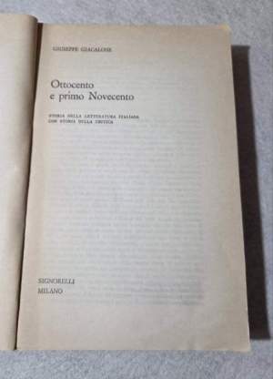Ottocento e primo Novecento