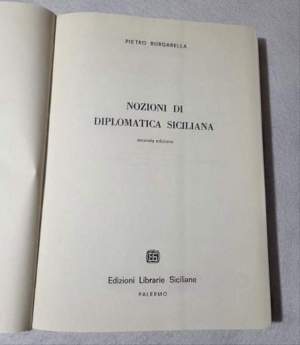 Nozioni di Diplomatica Siciliana