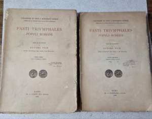 Fasti Trivmphales popvli romani - 2 Voll.