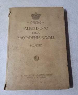 Albo d'oro della R.Accademia Navale  MCMXIX