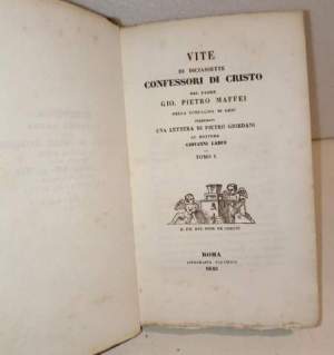Vite di diciassette confessori di Cristo- tomo I