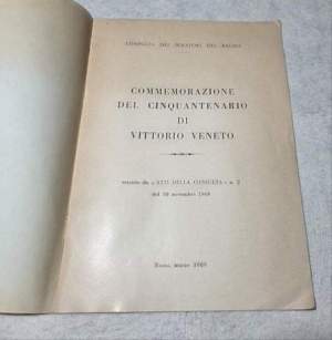 Commemorazione del Cinquantenario di Vittorio Veneto