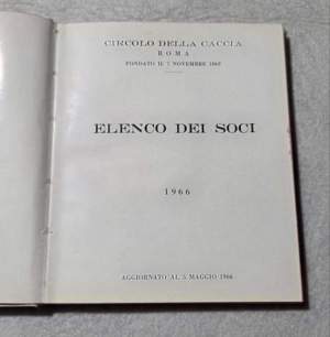 Elenco dei soci - 1966