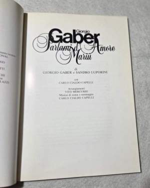Giorgio Gaber - Parlami d'amore Mariu'