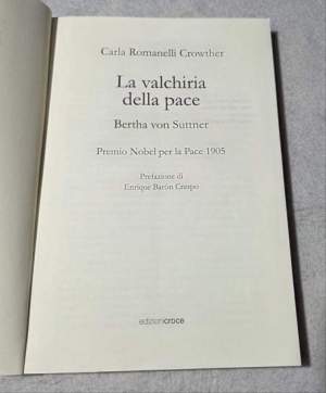 La valchiria della pace. Bertha Von Suttner