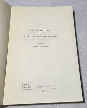 Etica cristiana e scrittori del Novecento