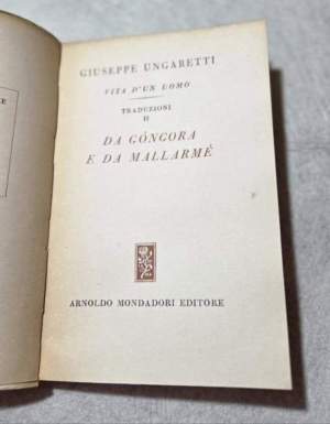 Vita di un uomo VI - Da Gongora a da Mallarme'