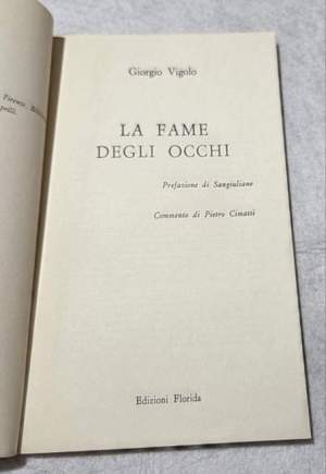 La fame degli occhi