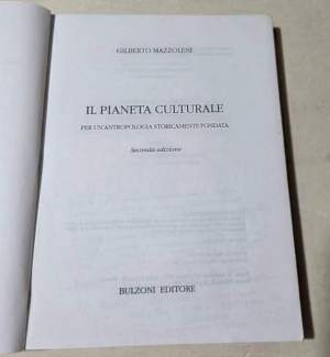 Il pianeta culturale - per un'antropologia storicamente fondata