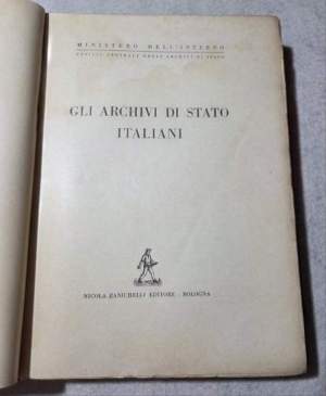 Gli Archivi di Stato Italiani