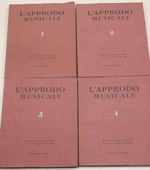 L'Approdo Musicale - 4 Voll. - anno 1958